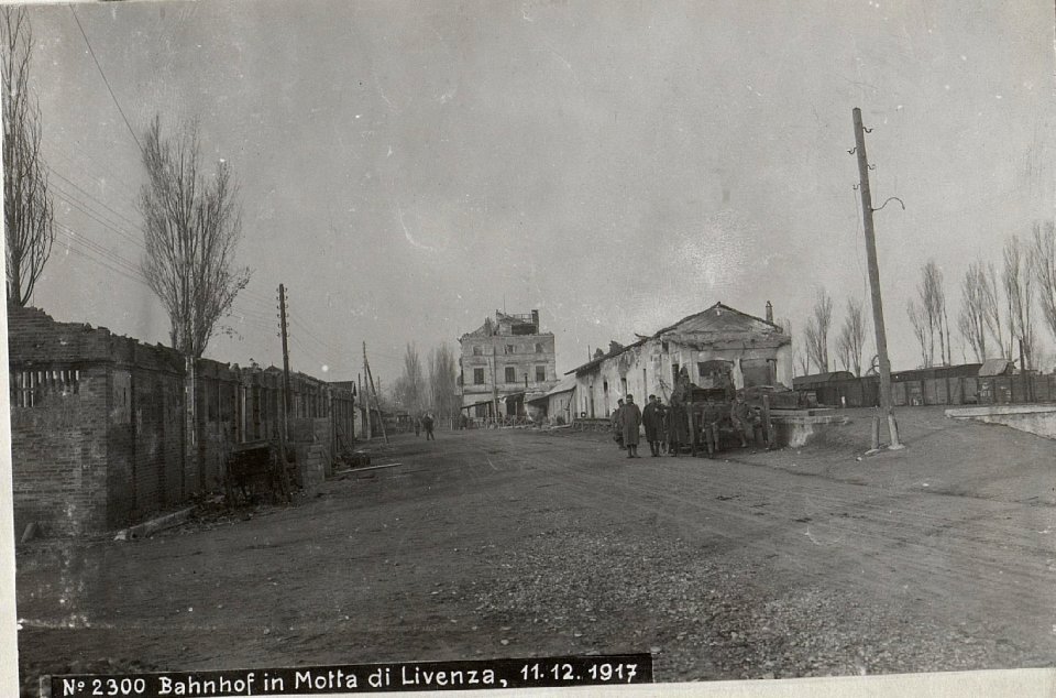 Bahnhof in Motta di Livenza, 11.12.1917 (BildID 15613333)