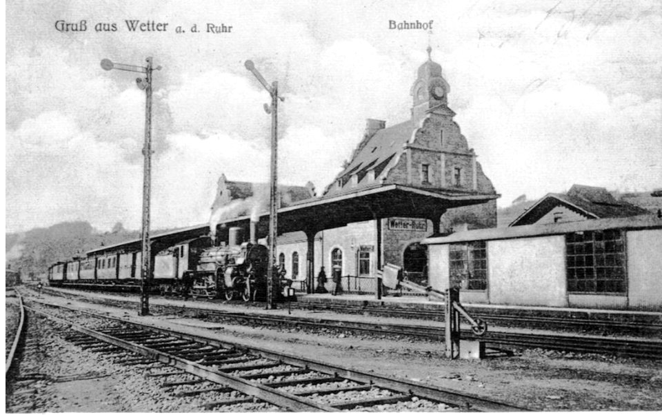 Bahnhof Wetter (1907)