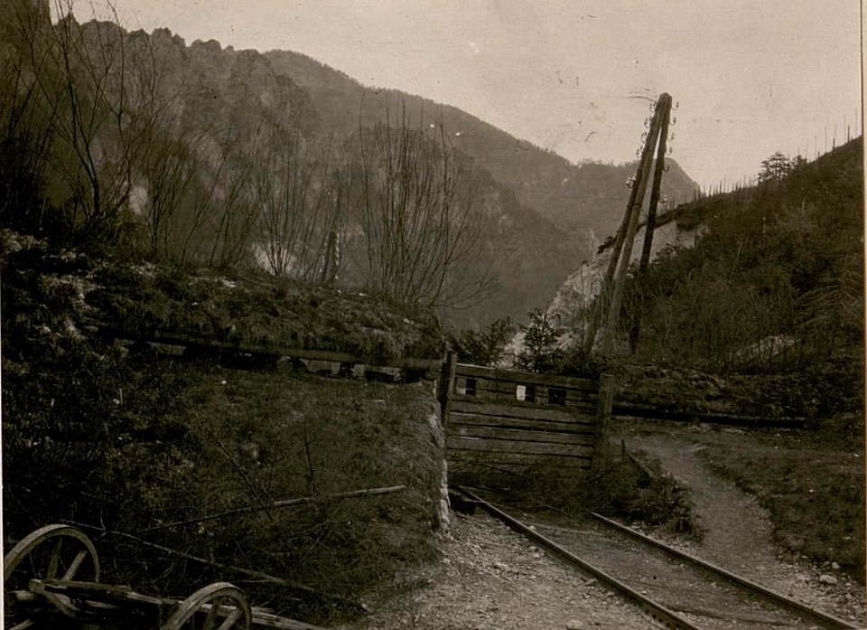 Bahnsperre in der Guggstellung. (3-7.1917.) (BildID 15800035)