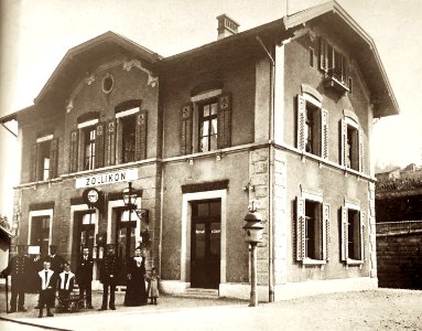 Bahnhof Zollikon um 1900