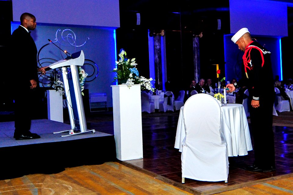 Bahrain Navy Ball 141010-N-IZ292-038