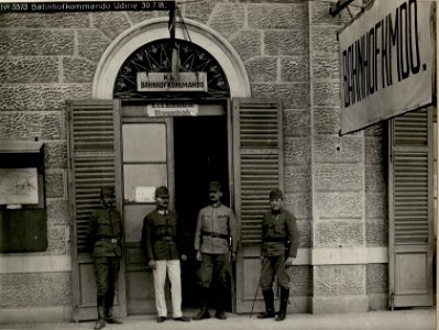 Bahnhofkommando Udine 30.7.18. (BildID 15621351)