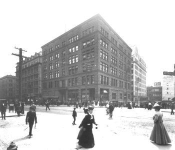 Bailey Building, at the southwest corner of 2nd Ave and Cherry St, Seattle, Aug 9, 1904 (CURTIS 2075) photo