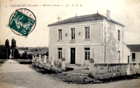 Baigneaux - Mairie et écoles photo