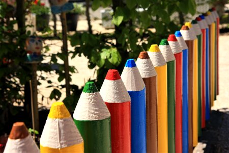 Summer demarcation colorful