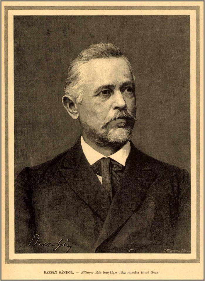Baksay Sándor, 1887