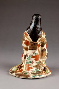 Baksidan av japansk figur från 1800-talet - Hallwylska museet - 96045