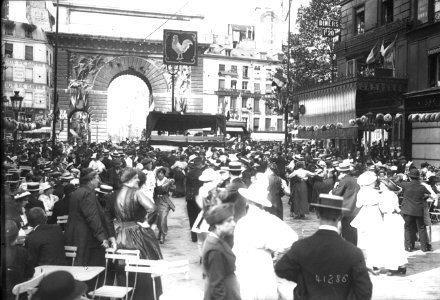 Bal du 14 juillet 1914 à la porte Saint-Martin
