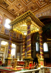 Baldachin - Santa Maria Maggiore - Rome, Italy - DSC05713 photo