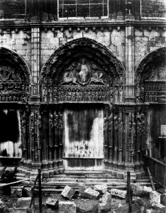 Baldus, Edouard-Denis - Das Hauptportal der Kathedrale von Chartres (Zeno Fotografie)