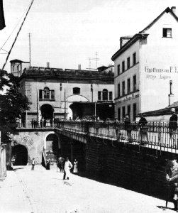 Balduinbrücke Brückentor Koblenz 1890