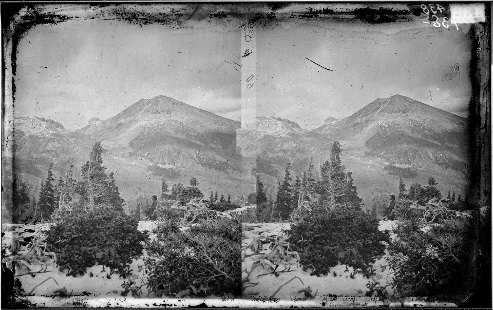 BALDY PEAK, CERRO BLANCO MOUNTAINS, COLORADO, 14,234 FEET ABOVE SEA LEVEL - NARA - 524067