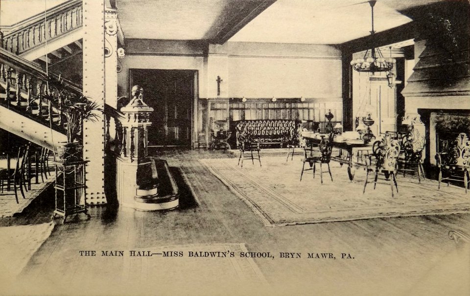 Baldwin School 1905 postcard