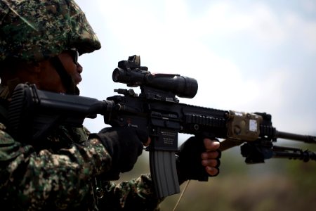 Balikatan 2019 - Marines participate in combined-arms live fire at CERAB (Image 7 of 12) photo