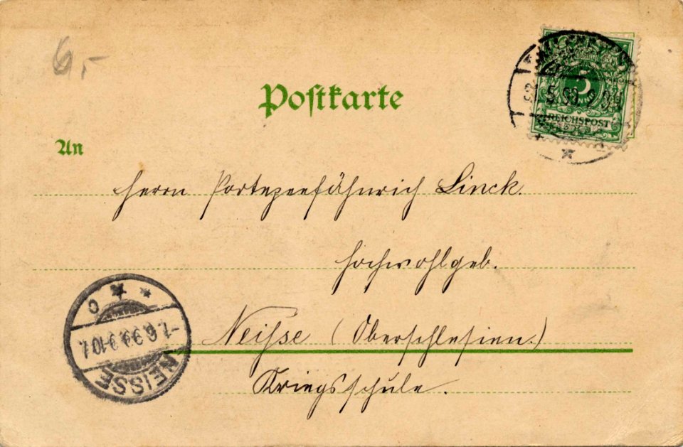Ballenstedt, Sachsen-Anhalt - Schloss (3) (back) (Zeno Ansichtskarten)