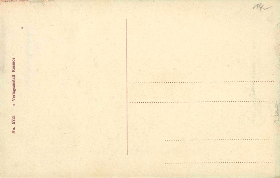 Ballenstedt, Sachsen-Anhalt - Schlosshof (back) (Zeno Ansichtskarten)
