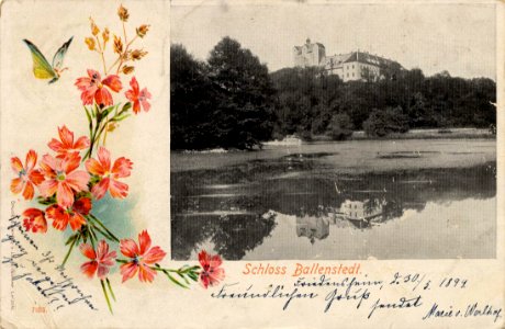 Ballenstedt, Sachsen-Anhalt - Schloss (3) (Zeno Ansichtskarten)