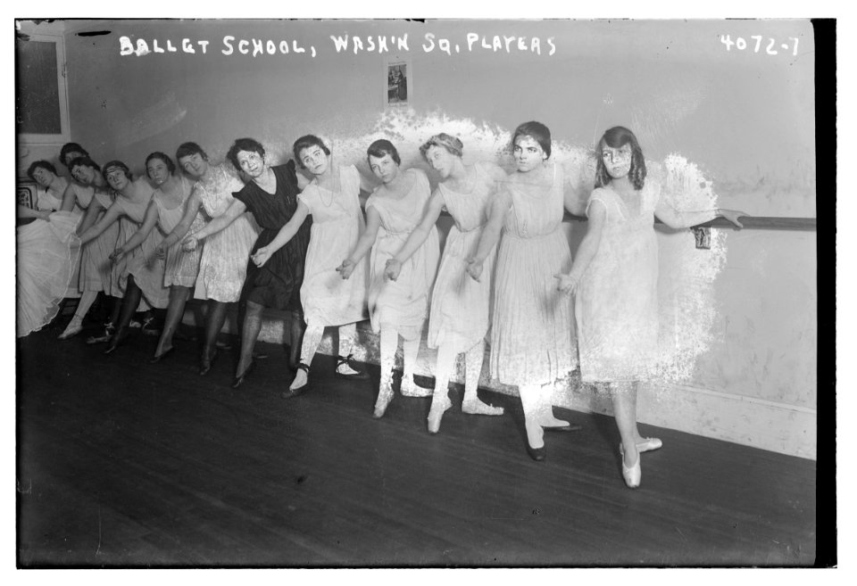 Ballet school, Wash. Sq. (i.e., Washington Square) players LCCN2014703311