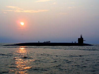 Ballistic missile submarine USS Rhode Island (SSBN 740)