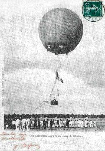 Ballons sphériques du camp de chalons Magnières