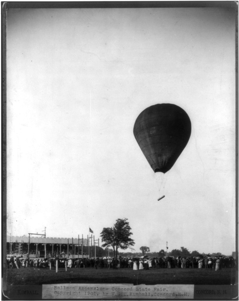 Balloon Ascension - Concord State Fair, Concord, N.H. LCCN2002721430
