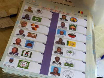 Ballots of the 2016 Chadian presidential election photo