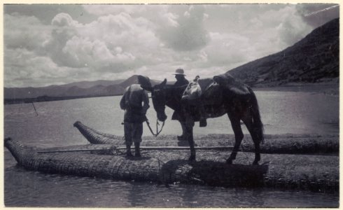 Balsas, båtar av säv. Titicaca. Bolivia - SMVK - 0249.d.0119