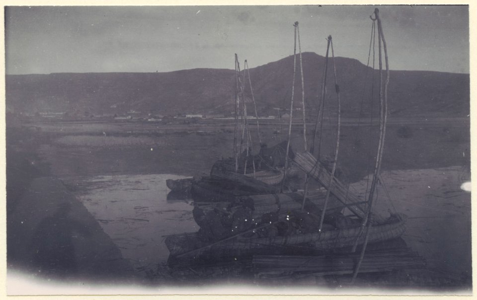 Balsas, båtar av säv. Titicaca. Bolivia - SMVK - 0249.d.0116