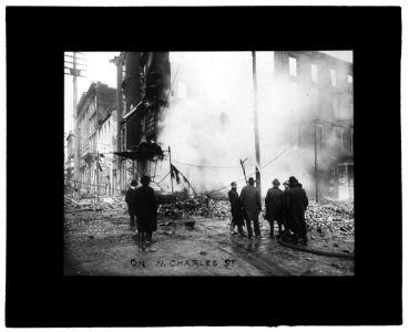 Baltimore fire, 1904) On N. Charles St LCCN2016826952