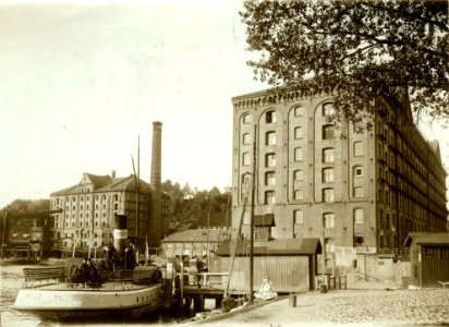 Baltische Mühle an der Schwentinemündung in Neumühlen (Kiel 55.594)