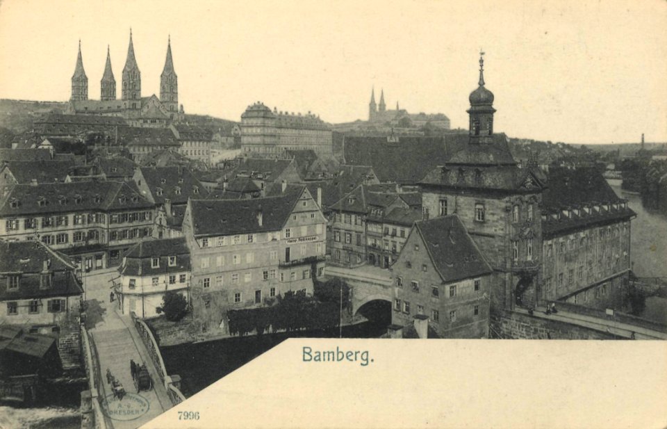 Bamberg, Bayern - Stadtansicht (3) (Zeno Ansichtskarten)