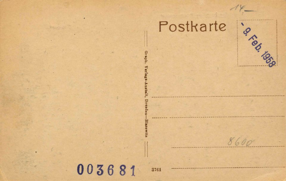 Bamberg, Bayern - Priesterseminar (back) (Zeno Ansichtskarten)