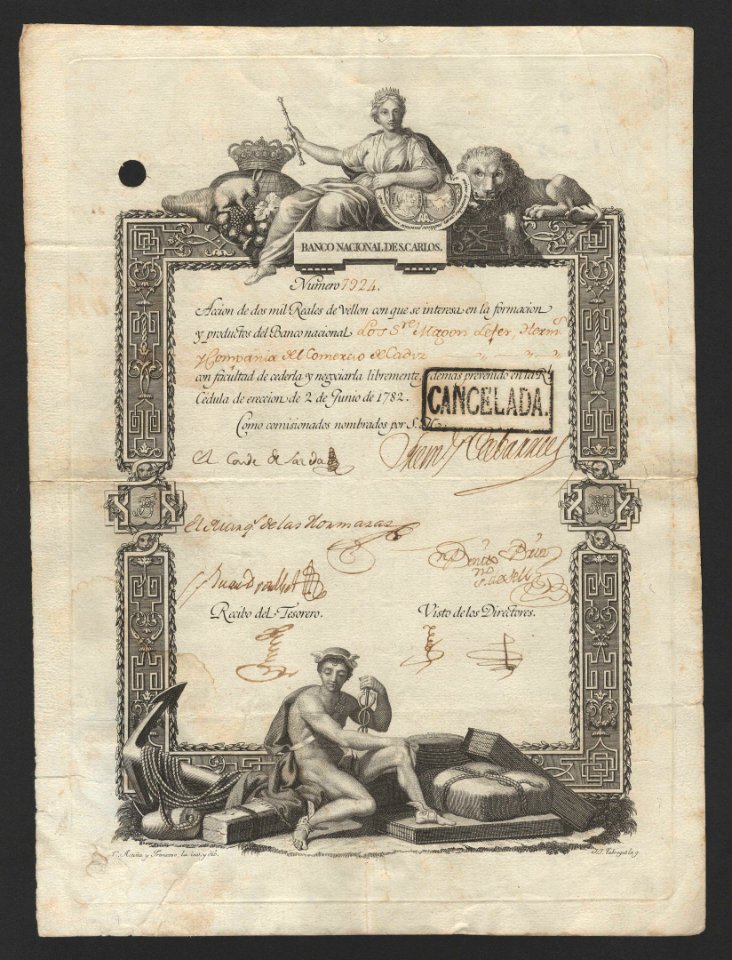 Banco Nacional de San Carlos 1782