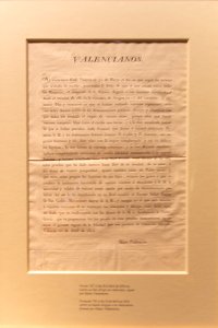 Bando emitido por Fernando VII a los valencianos el 30 de abril de 1814