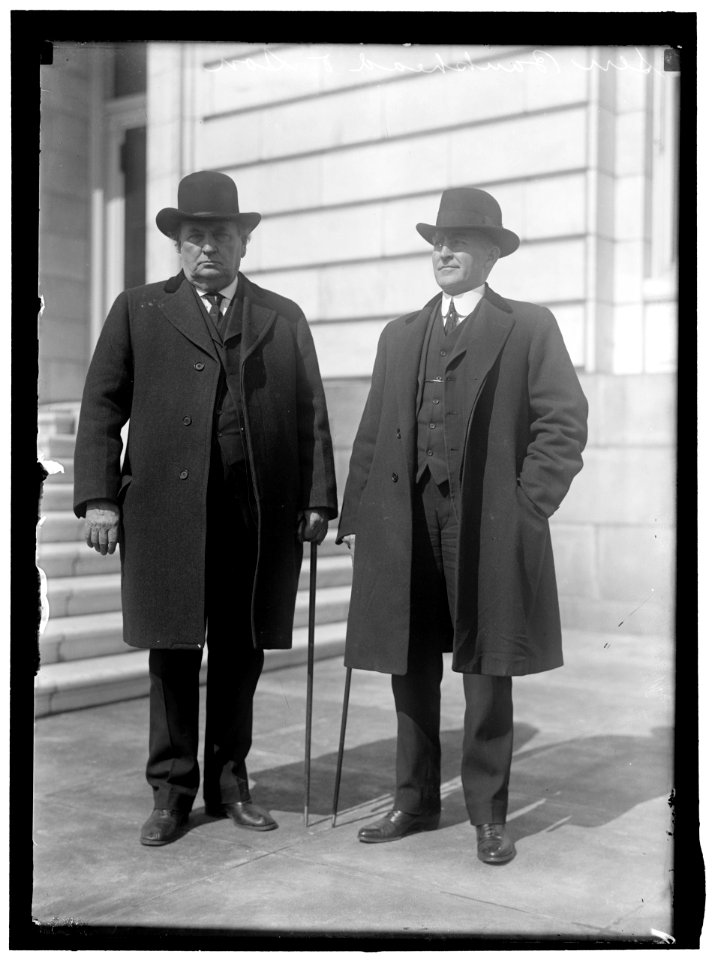BANKHEAD, JOHN HOLLIS. WITH SON, WILLIAM B. BANKHEAD LOC hec.02411