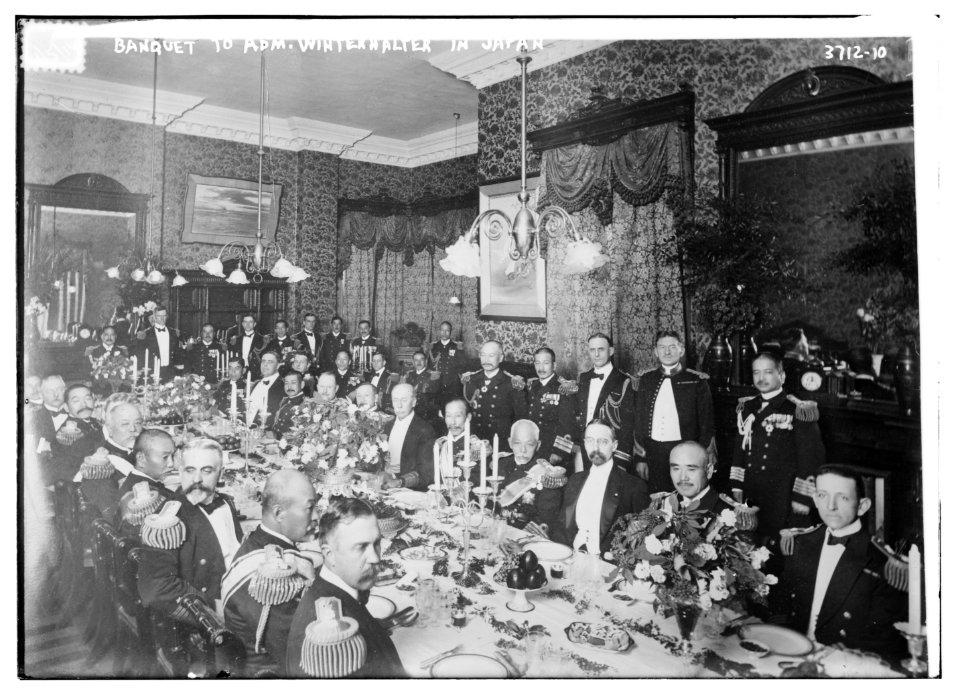 Banquet to Adm. Winterhalter in Japan LCCN2014700656