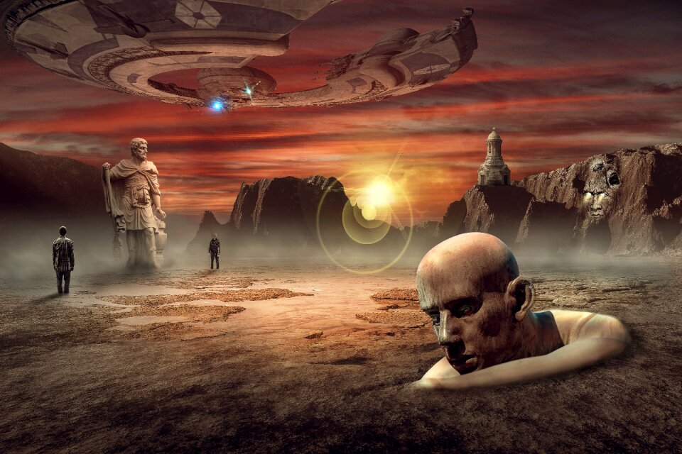 Landscape fantasy dream world
