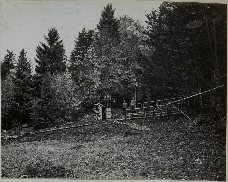 Baonskomdo in Stellung, J.R.93 Turawa Ost Galizien Sept.16 (BildID 15452976)
