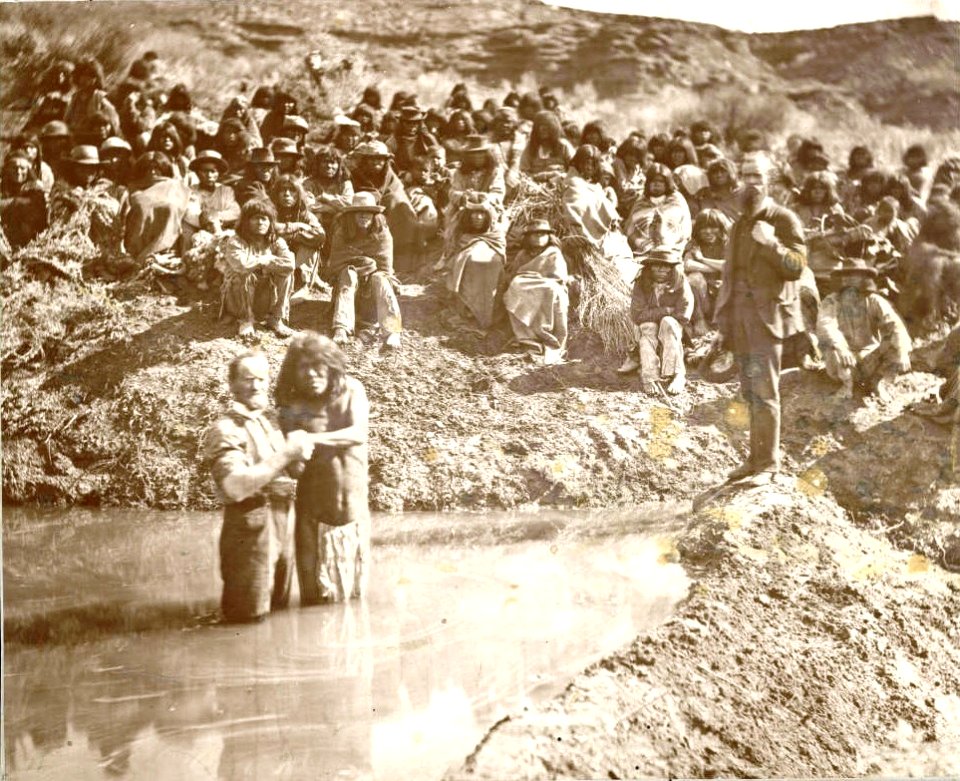 Baptism of Shivwits Indians