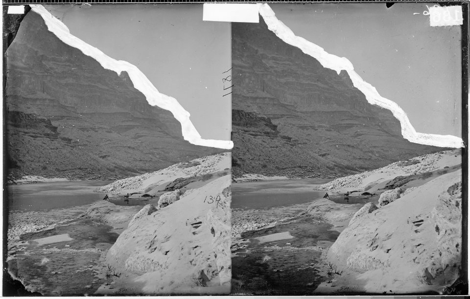 BAPTISMAL FONT 6 MILES ABOVE MOUTH OF GRAND CANYON, COLORADO RIVER - NARA - 523907