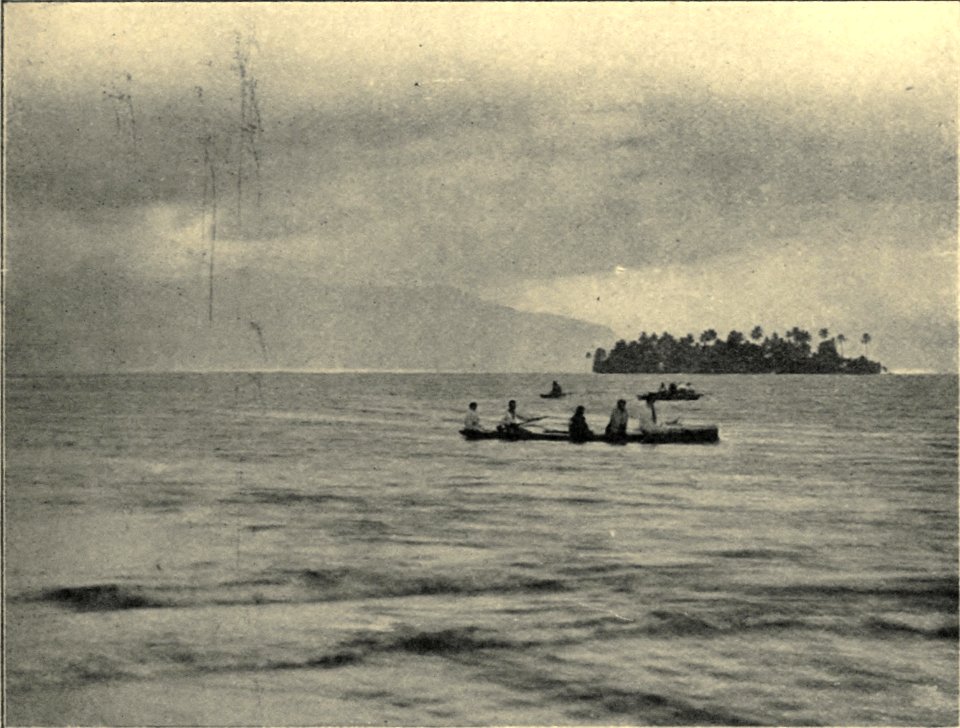 Baptiste's Home, Islet of Motu Uta, by Coulon