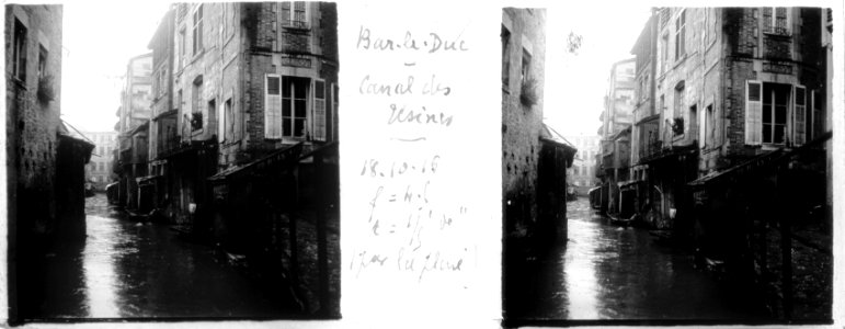 Bar-le-Duc. Canal des usines. 18-10-16 - Fonds Berthelé - 49Fi333