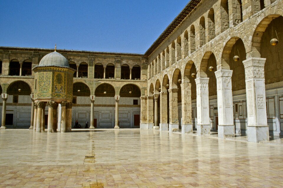 Mosque omajjaden mosque east middle