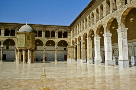 Mosque omajjaden mosque east middle