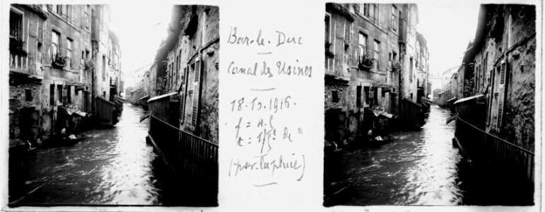Bar-le-Duc. Canal des usines. 18-10-16 - Fonds Berthelé - 49Fi341