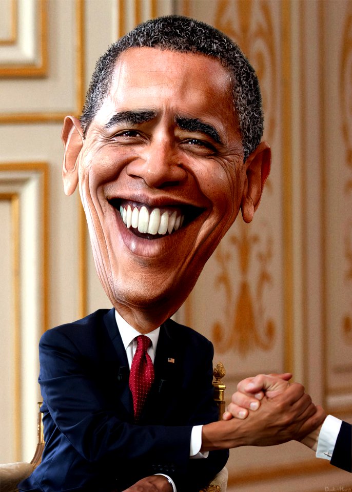 Barack Obama - Caricature (8051266954)