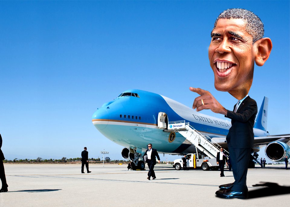 Barack Obama - Caricature (8179280302)