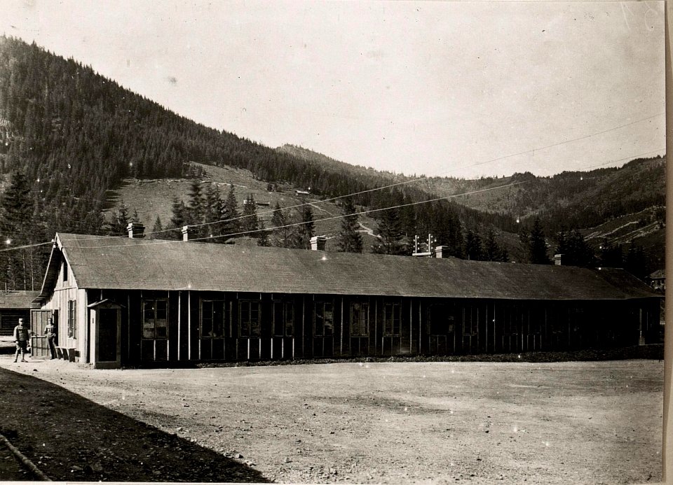 Baracke der op.Generalstabsabtg.in Papfalva (BildID 15720297)