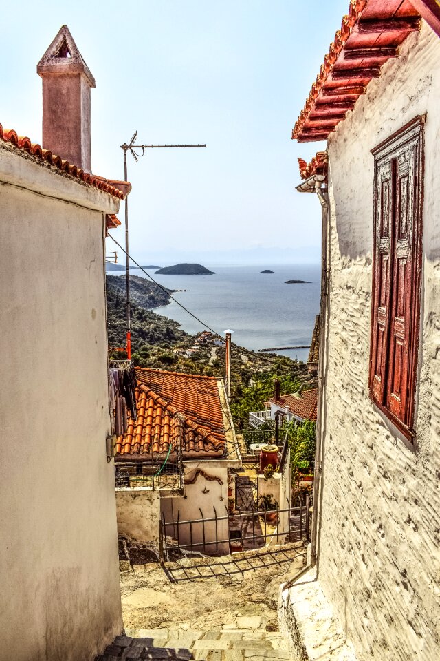 Village street alley