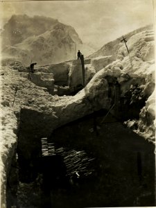 Baracken der Hochgebirgskomp. 5. (2-5.1917.) (BildID 15500631)